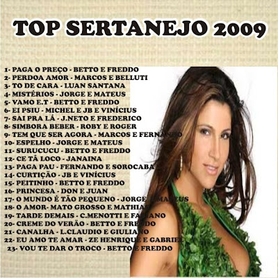 TOP+SERTANEJO+2009 Top Sertanejo 2009