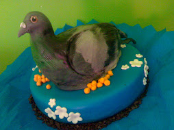 Bolo de aniversário "pombo"