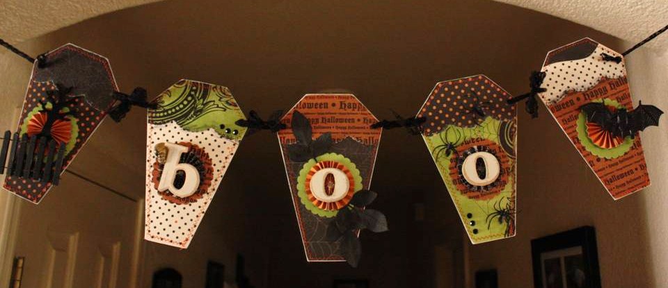 Something Scrappy Halloween &quot;BOO&quot; Banner and Instructions