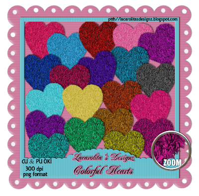 http://lacarolitasdesignz.blogspot.com/2009/05/colorful-hearts-cu-pu-ok.html