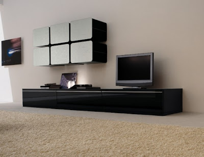 Living Room Wall Design on Living Room Wall Units With Modern Tv Stand