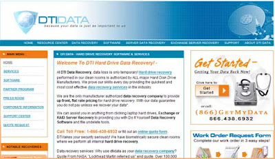 BLOGGERS: Lost data and DTI DATA