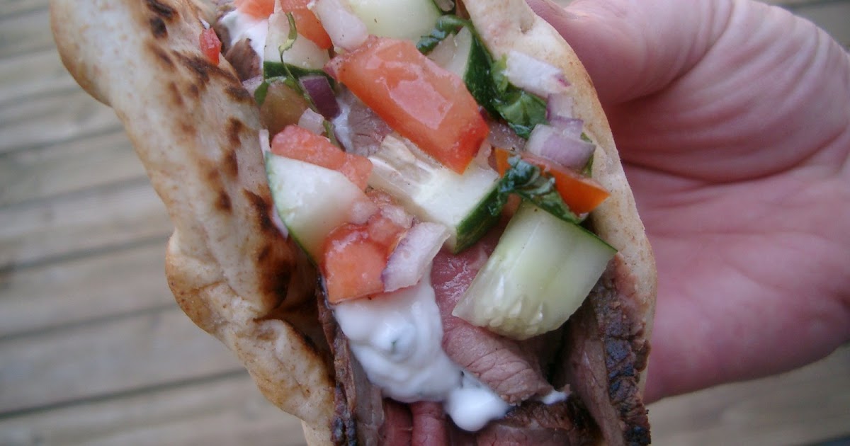 Dinners for a Year and Beyond Grilled Steak Gyros with Fresh Tomato