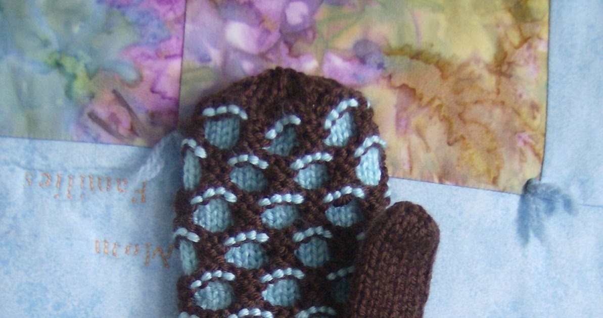 Balkan Style Free Newfie Mitten Pattern