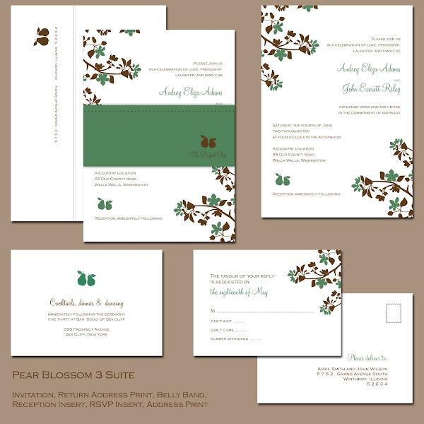 The Perfect Pair Wedding Invitation Suite