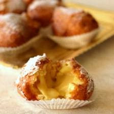 donuts mignon with cream of orange white wine the rags to vote