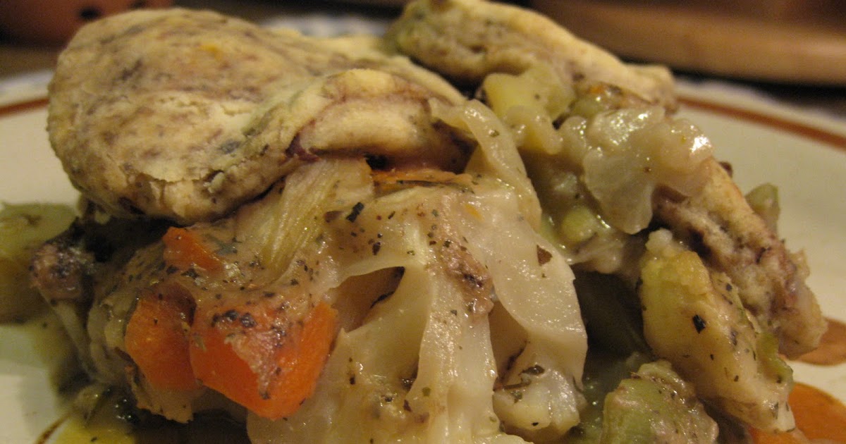 Cauliflower and Mushroom Casserole with Olive Tapenade Crust