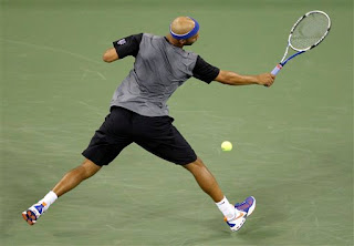 the best picture I could find of James Blake sporting Mets gear at the U.S. Open