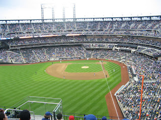 The view from our seats