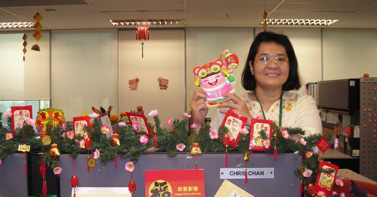 Whatever I See Hear Read Feel Etc My Office Cny Deco