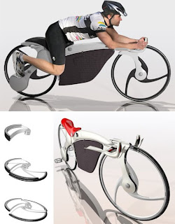 Collapsible Bike Concept - 10 Desain Sepeda yang Unik dan Futuristik - Simbya