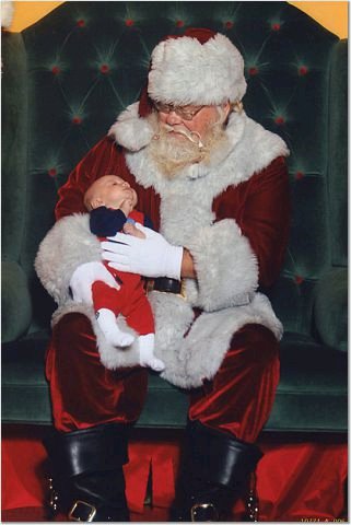 Liam and Santa