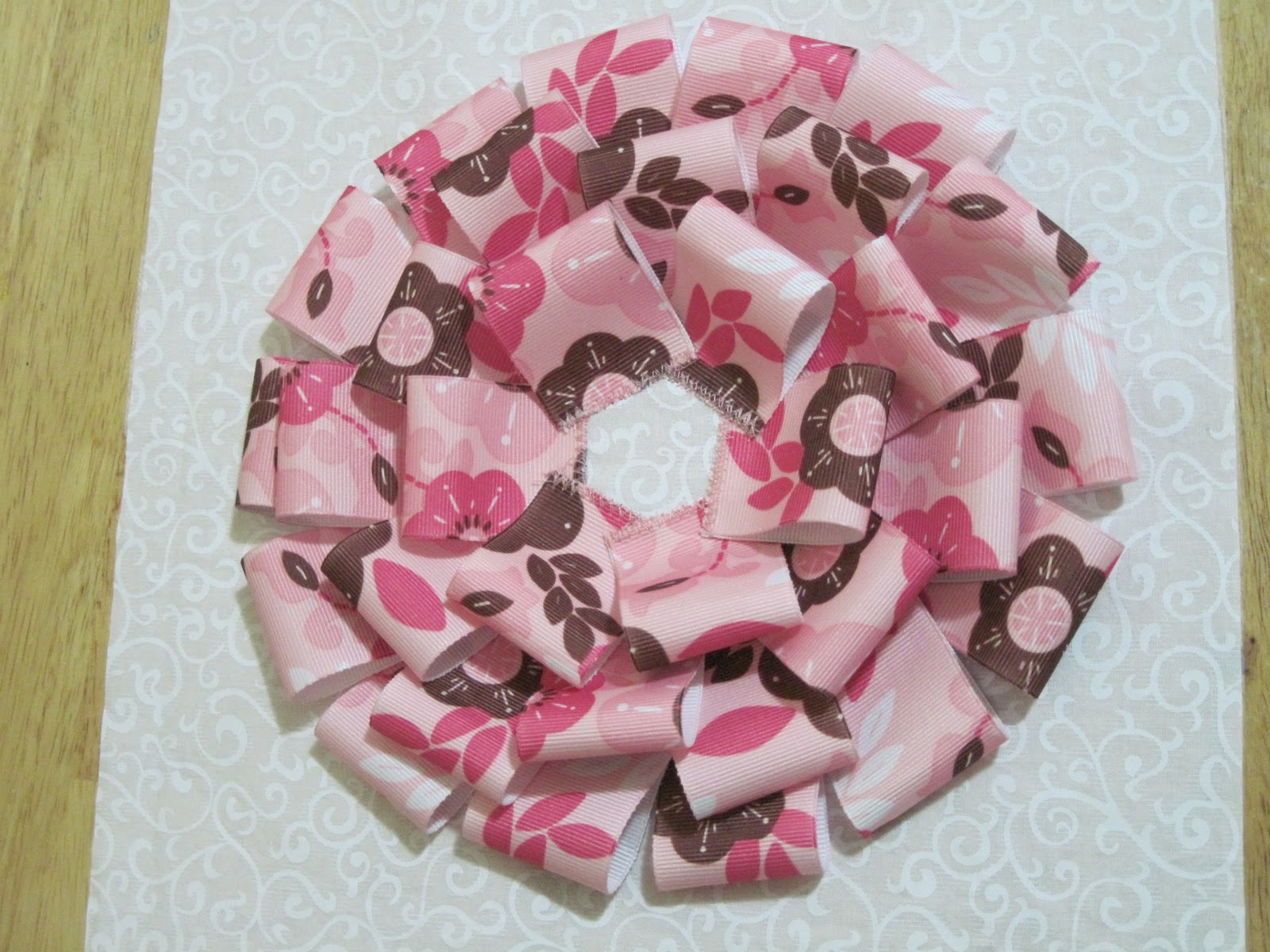 Houseful of Handmade New Year New Projects? and Ribbon Flower Pillow