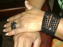 Pulsera y anillo: La Negrita