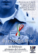 10 FEBBRAIO: GIORNATA DEL RICORDO DEGLI ITALIANI MARTIRI DELLE FOIBE
