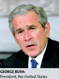 GEORGE BUSH : President, the United States