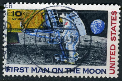 first man on the moon stamp value first man on the moon stamp value