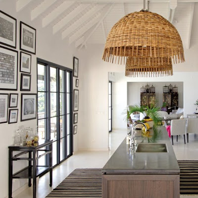 ESTILO RUSTICO: LA ISLA DE LA COCINA RUSTICA