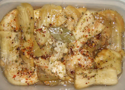 Berenjenas en escabeche (Aubergines à l’escabèche)