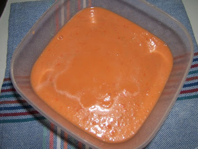 Gazpacho sevillano o Andaluz (gaspacho sévillan ou andalou)