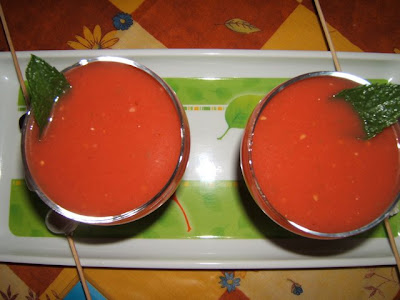 Gazpacho de sandía / Gaspacho de pastèque