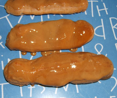 Glaseado de café para relámpagos (eclairs)
