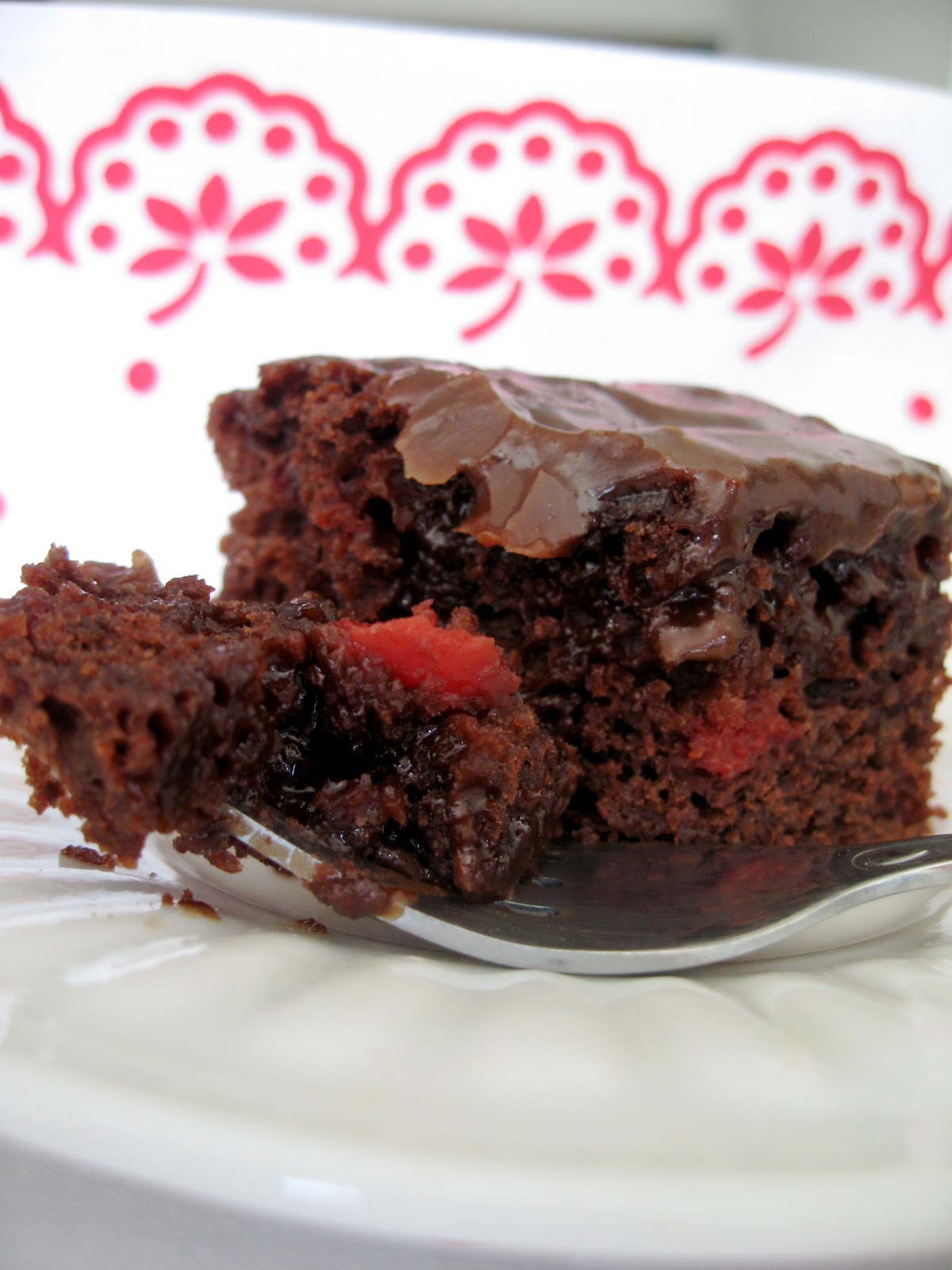 Cherry Chocolate Cake - Your Cup of Cake