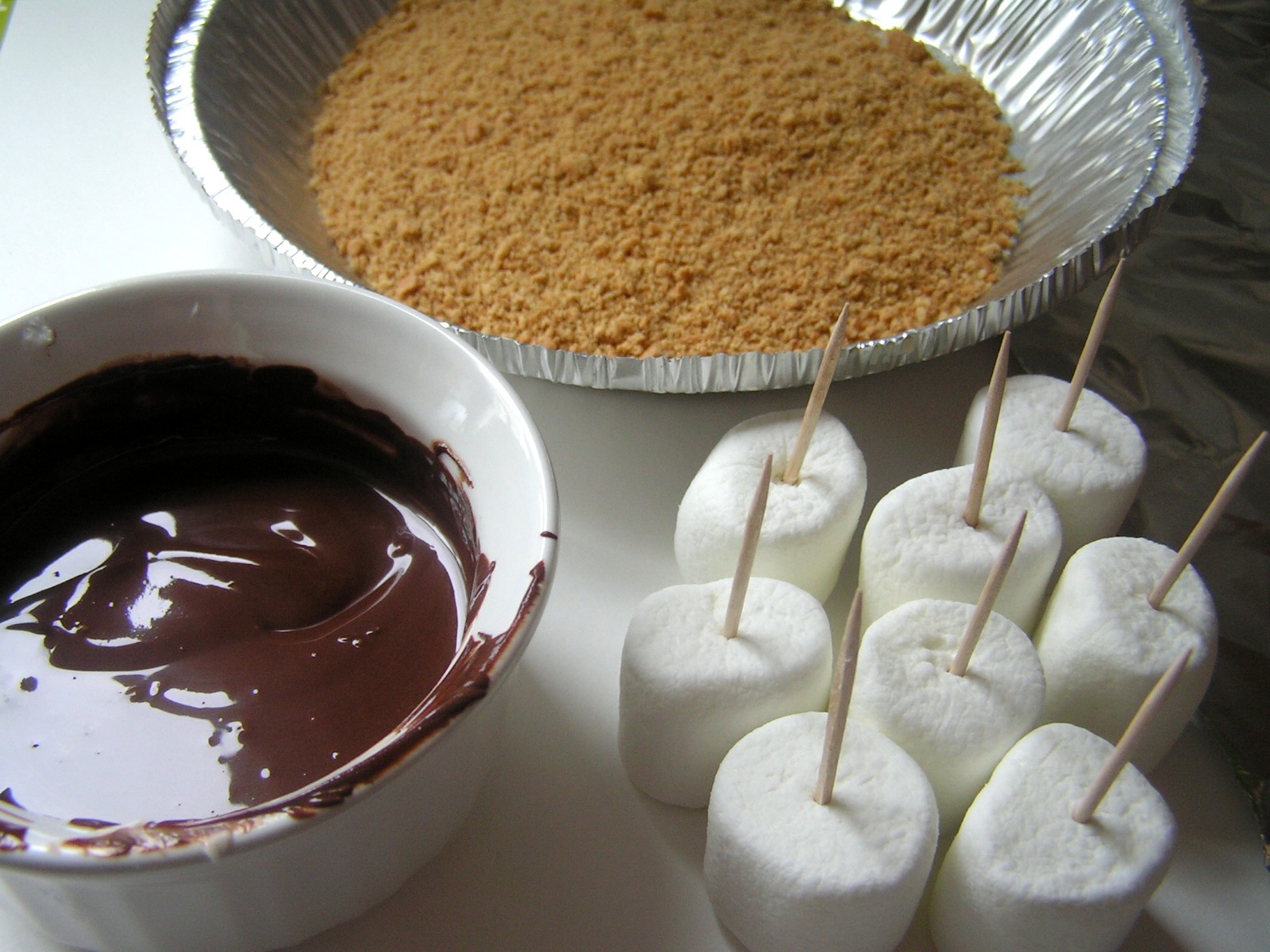 S'MORES ON A STICK Butter with a Side of Bread