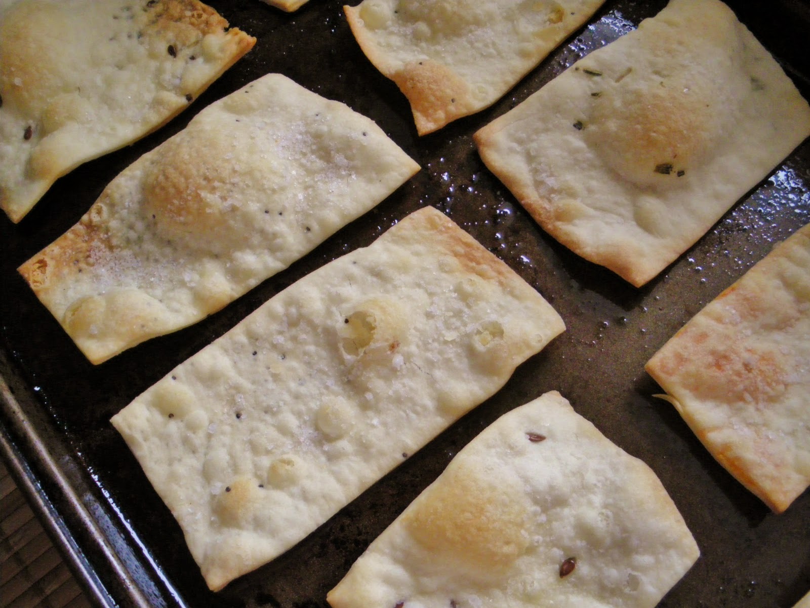 Sarah's Culinary Adventure Homemade Crackers with Olive Oil