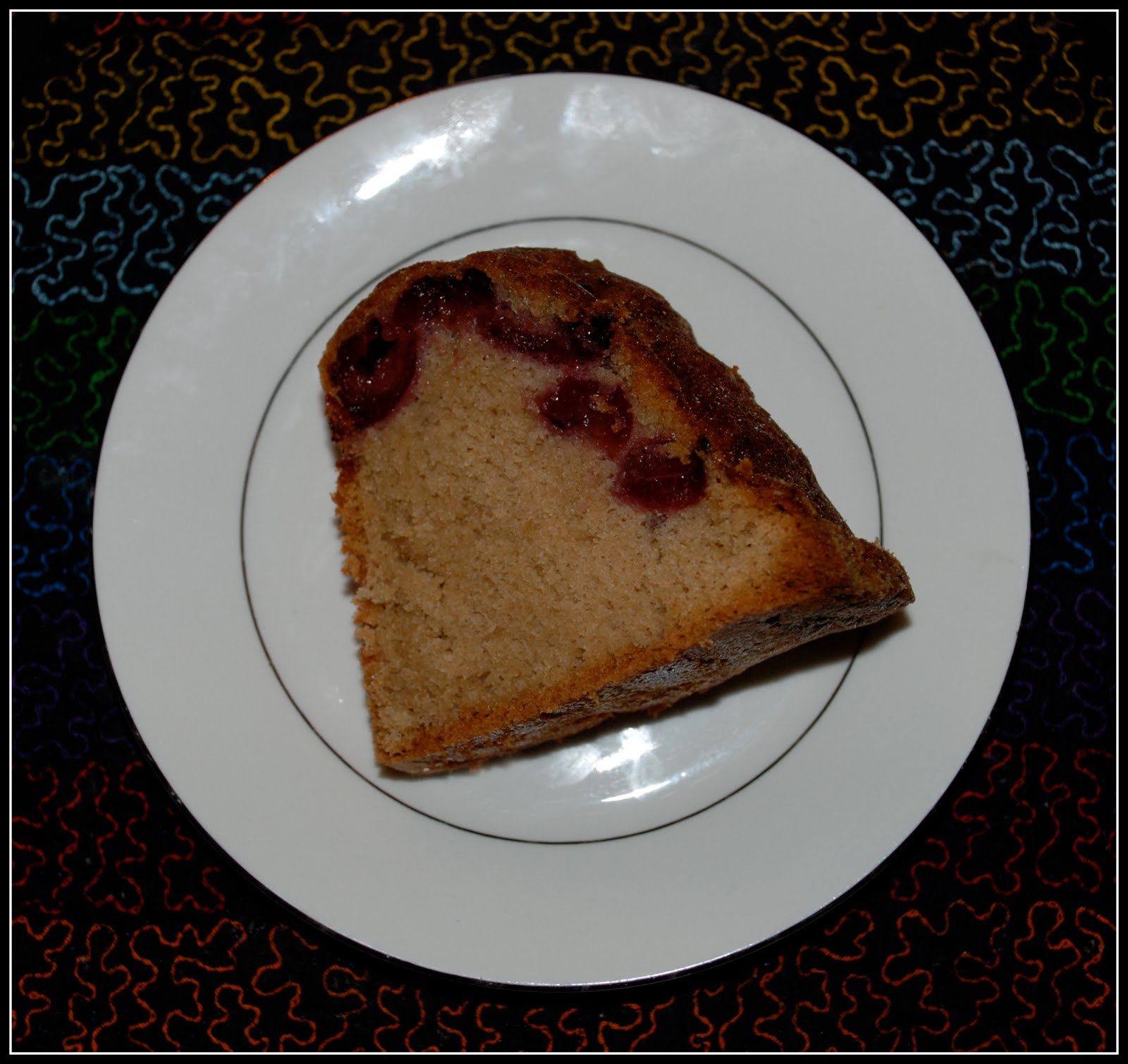 I Want My Umami Cherry Yorkshire Tea Cake