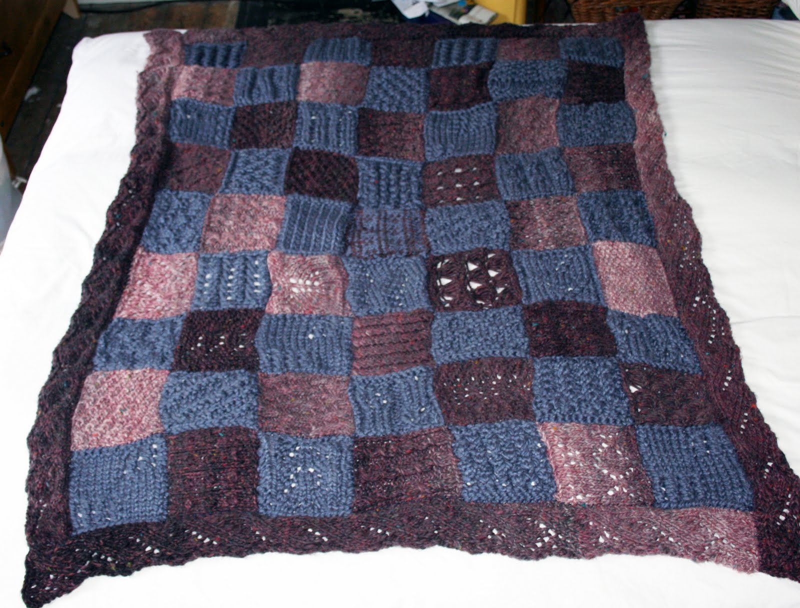 Free Knitting Patterns For Patchwork Blankets
