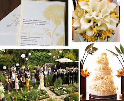 Today 39s yellow and brown wedding was inspired entirely by this 