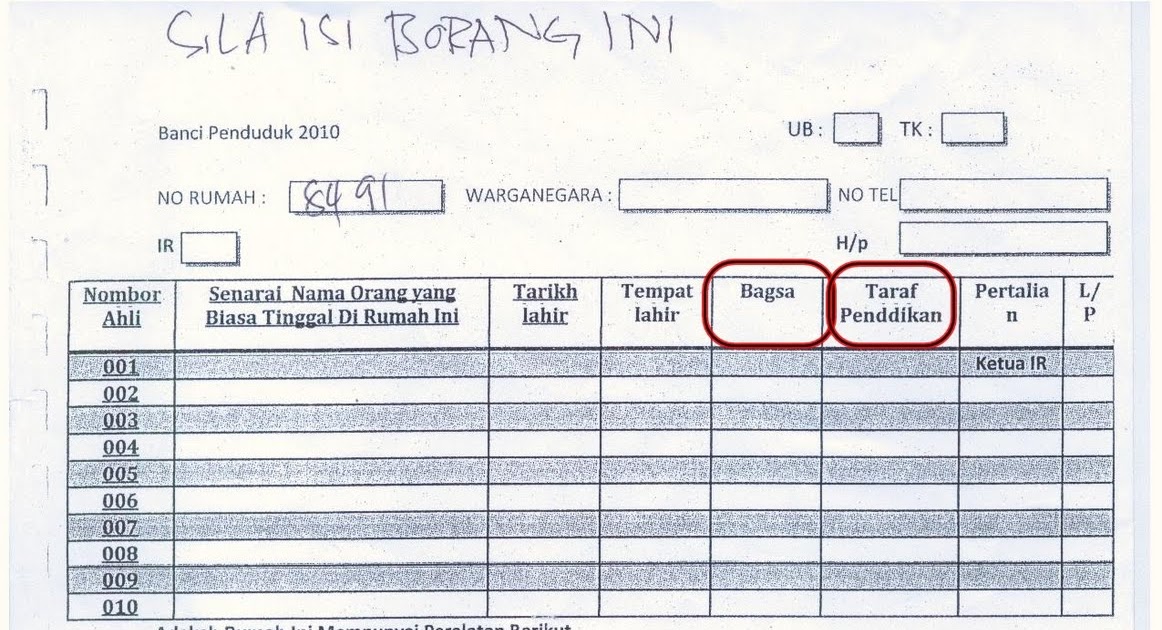 Azura Banyak Cakap Banci Penduduk 2010 You All Sudah Kena Banci Ka