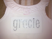 Personalized Gracie tank back