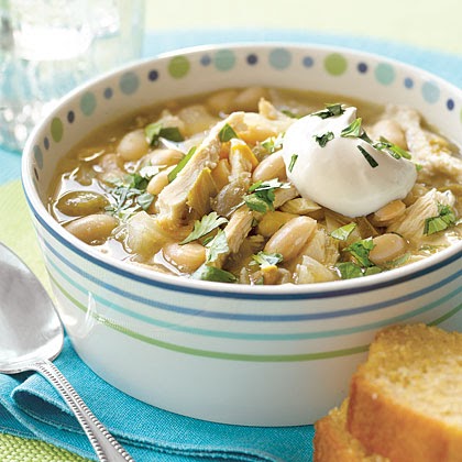 Kristy Ford Fitness: Paula Dean's White Bean Chicken Chili -- Modified