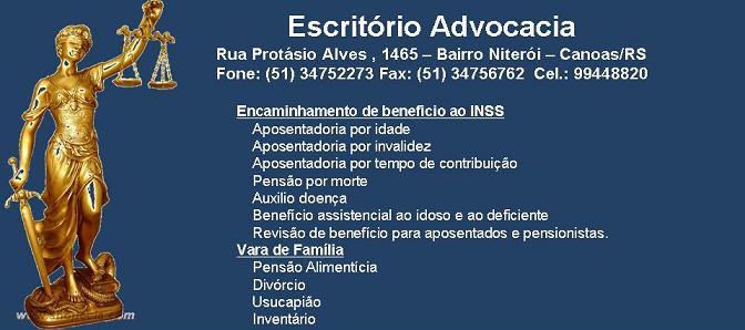 Escritório Advocacia (Previdenciário,civil e trabalhista)