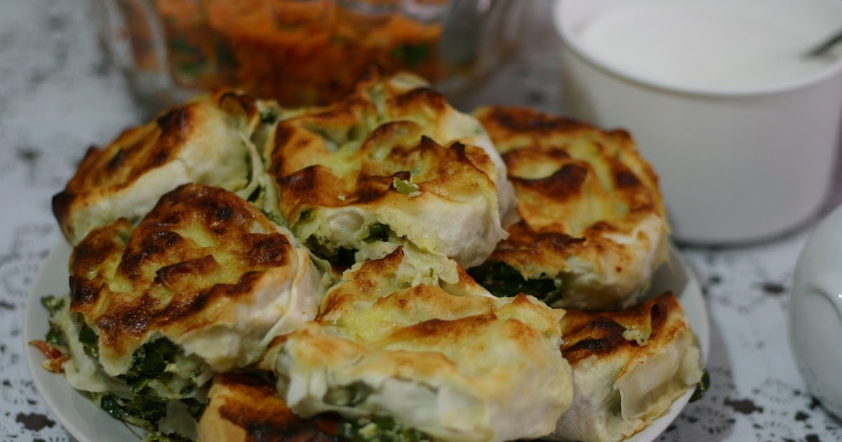 didikleyici Ispanaklı Gül Böreği