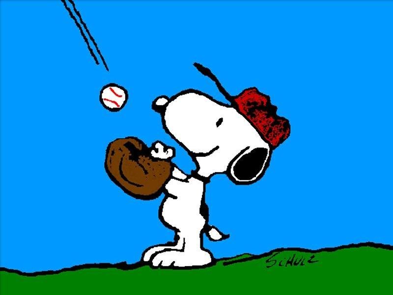 Do the Snoopy Dance Snoopy Playing Catch