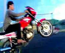 dont try dis at home...at road ok lar...