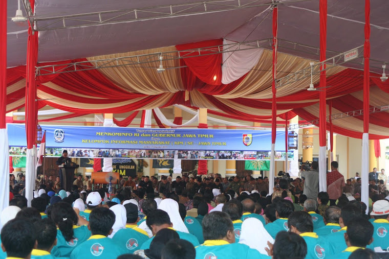 Kedatangan Menteri Komunikasi dan Informasi (menkominfo)