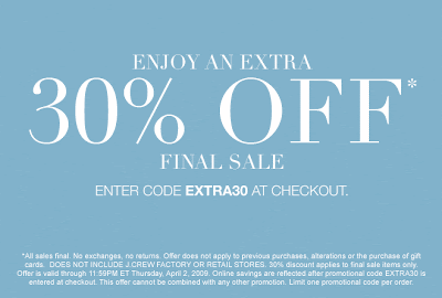 JCREW Sale: May I Shop Vicariously Through You?