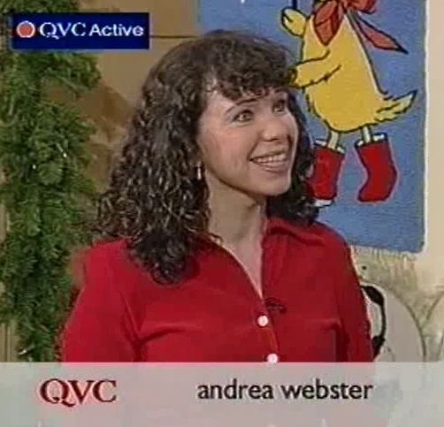 Andrea Webster, behind the scenes at QVC auditions.
