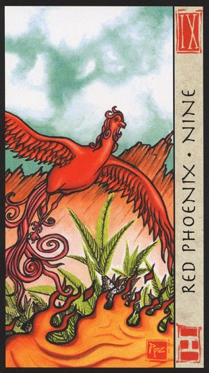 Tarot Feng Shui: Nueve Fénix Rojo