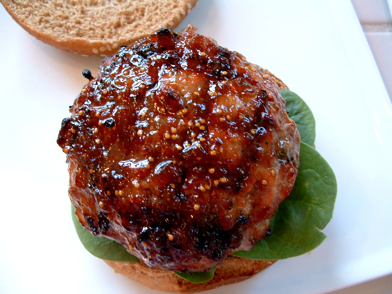 FetaStuffed FigGlazed Grilled Lamb Burgers with Red Onion Jam — OhMy!