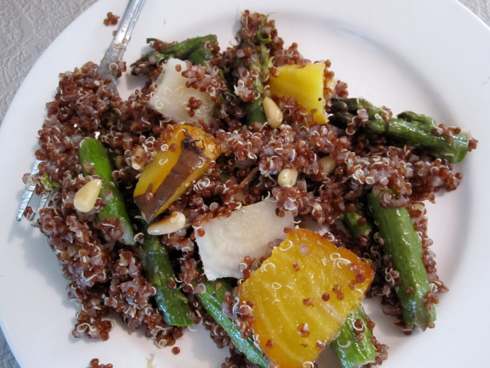 WineBookGirl Fridge recipes Red Quinoa