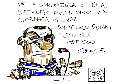 Smentite Gava satira vignette Berlusconi