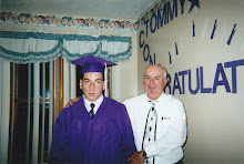 Dad and Paul after Paul's High School Graduation