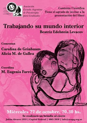 Foto 0 en  - Presentaci�n del libro: Trabajando su mundo interior - Beatriz Edelstein Levacov
