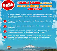 PASOS A SEGUIR AL ENTRAR A UNA ZONA DE RIESGO VOLCANICO