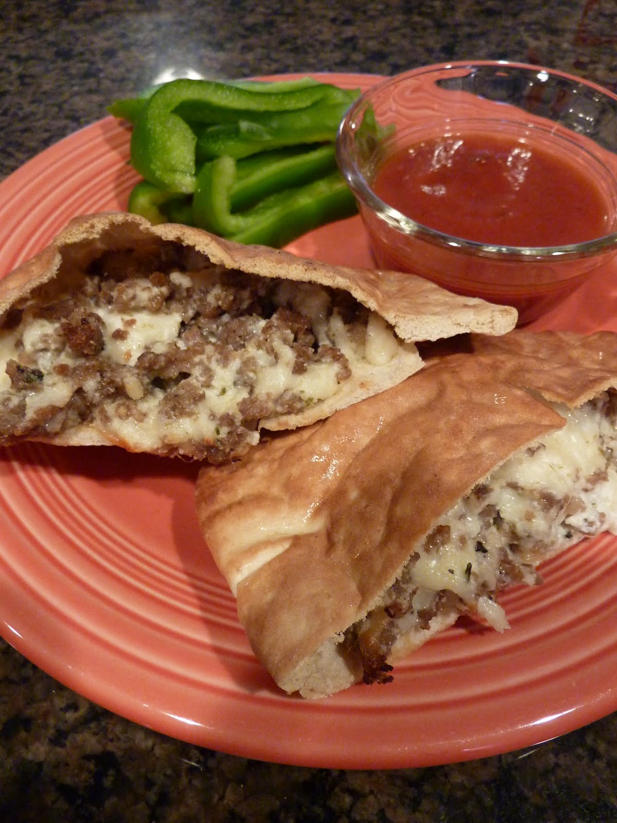 I Blame My Mother Italian Sausage Pitas